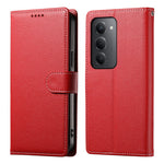 Xiaomi Redmi 15 5G (Global) (169mm) etui med magnetisk trykknap, litchi-tekstur, læder-tegnebogsetui med håndledsrem