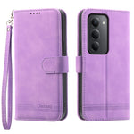 DIERFENG DF-03 För Xiaomi Redmi 15 5G (Global) (169mm) Fodral Linjer Avtryck Plånbok Läder mobilskal med Handledsrem