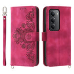 For Xiaomi Redmi 15 5G (Global) (169mm) Case Flower Pattern PU Leather Wallet Phone Cover with Strap