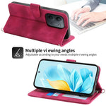 For Xiaomi Redmi 15C 4G (EU) (173mm) / 15C 5G (EU) (173mm) / Poco C85 4G (173mm) Case Flower Pattern PU Leather Wallet Cover with Strap