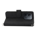 For Xiaomi Redmi 15C 4G (Global) (171mm) / Poco C85 4G (171mm) Case Flower Pattern PU Leather Wallet Phone Cover with Strap