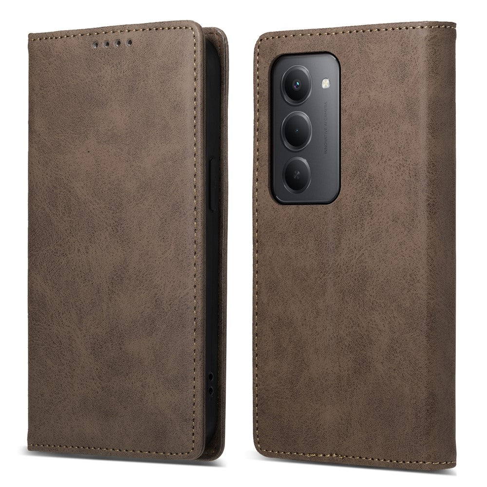 For Xiaomi Redmi 15 5G (Global) (169mm) Wallet Case RFID Blocking PU Leather Phone Cover