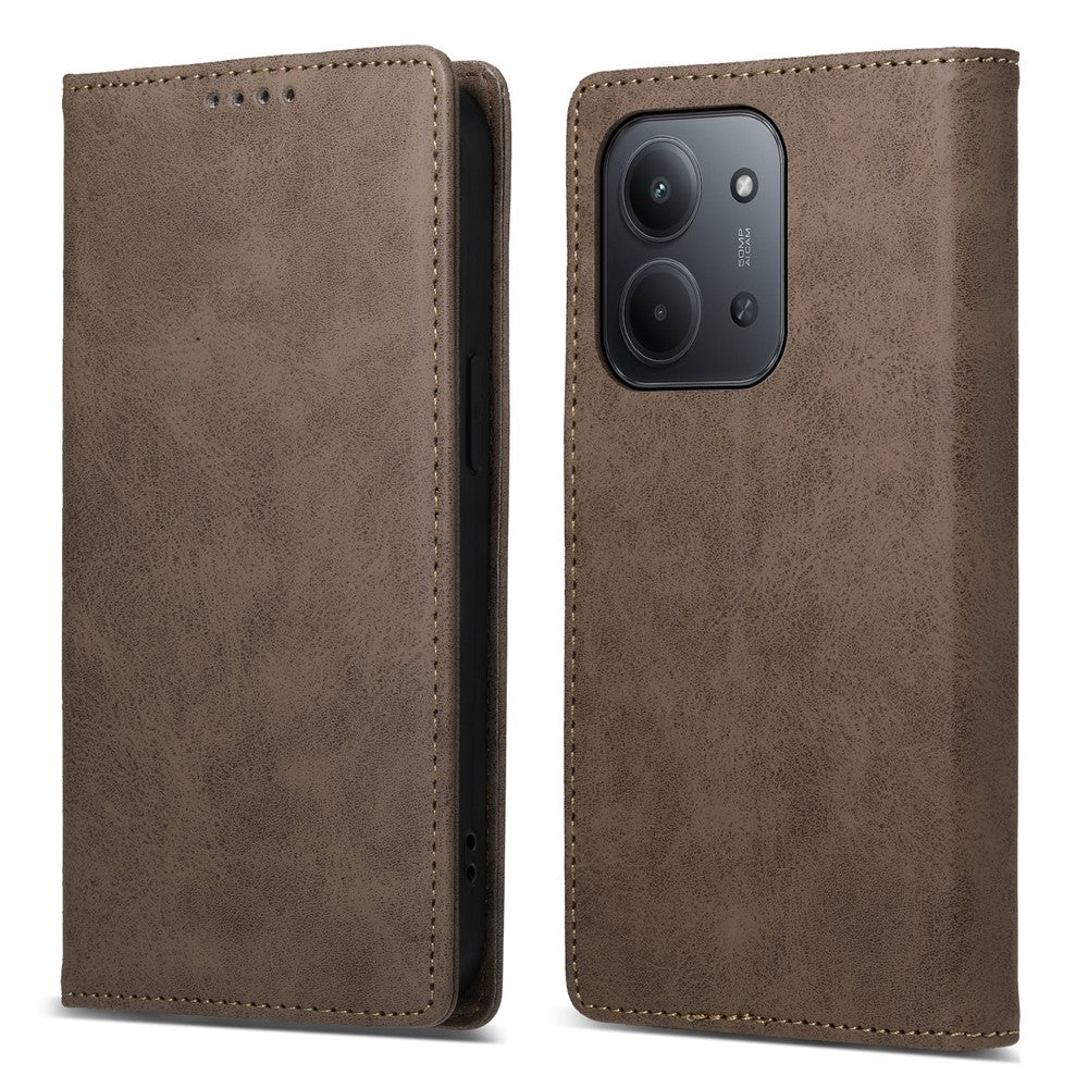 For Xiaomi Redmi 15C 4G (Global) (171mm) / Poco C85 4G (171mm) Wallet Case RFID Blocking PU Leather Phone Cover