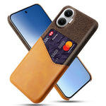 For Xiaomi Poco F7 5G / Redmi Turbo 4 Pro 5G Case PU Leather Cloth Texture Hard PC Phone Cover with Card Holder