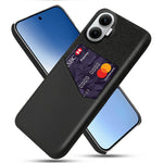 For Xiaomi Poco F7 5G / Redmi Turbo 4 Pro 5G Case PU Leather Cloth Texture Hard PC Phone Cover with Card Holder