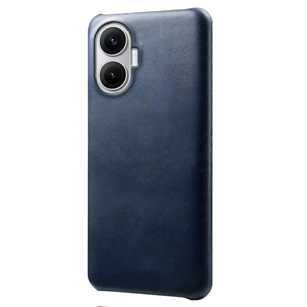 For Xiaomi Poco F7 5G / Redmi Turbo 4 Pro 5G Case Calf Texture PU Leather Hard PC Protective Phone Cover