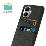 For Xiaomi Poco F7 5G / Redmi Turbo 4 Pro 5G Case Cloth + Hard PC Phone Cover with Dual Card Slots