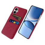 For Xiaomi Poco F7 5G / Redmi Turbo 4 Pro 5G Case Cloth + Hard PC Phone Cover with Dual Card Slots