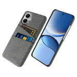 For Xiaomi Poco F7 5G / Redmi Turbo 4 Pro 5G Case Cloth + Hard PC Phone Cover with Dual Card Slots