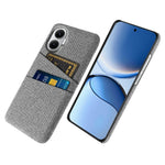 For Xiaomi Poco F7 5G / Redmi Turbo 4 Pro 5G Case Cloth + Hard PC Phone Cover with Dual Card Slots