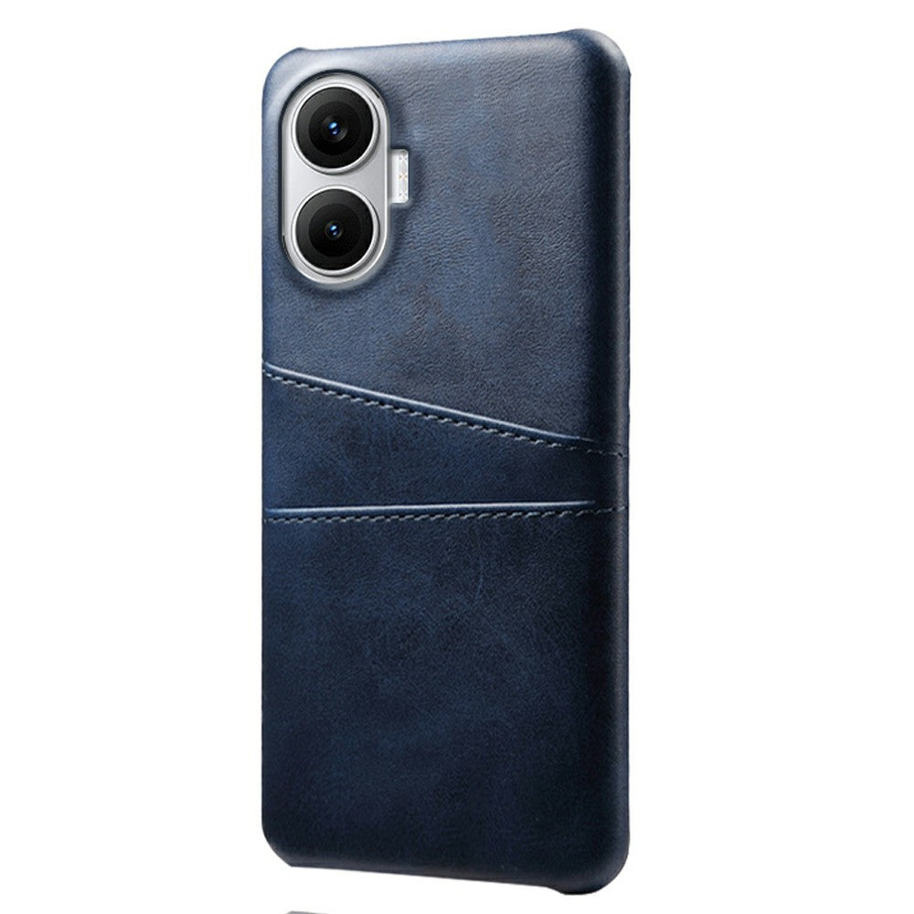 For Xiaomi Poco F7 5G / Redmi Turbo 4 Pro 5G Case Dual Card Slots PU Leather + Hard PC Phone Cover