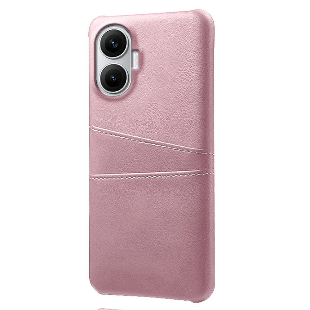 For Xiaomi Poco F7 5G / Redmi Turbo 4 Pro 5G Case Dual Card Slots PU Leather + Hard PC Phone Cover