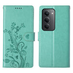 For Xiaomi Redmi 15 5G (Global) (169mm) Wallet Case Butterfly Floral Imprint PU Leather Phone Cover with Wrist Strap