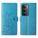 For Xiaomi Redmi 15 5G (Global) (169mm) Wallet Case Butterfly Floral Imprint PU Leather Phone Cover with Wrist Strap
