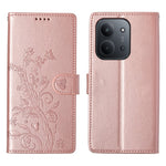 PU-lædermobilcover med sommerfugletryk og rem til Xiaomi Redmi 15C 4G (EU) (173 mm) / 15C 5G (EU) (173 mm) / Poco C85 4G (173 mm)