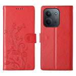 PU-lædermobilcover med sommerfugletryk og rem til Xiaomi Redmi 15C 4G (EU) (173 mm) / 15C 5G (EU) (173 mm) / Poco C85 4G (173 mm)