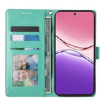 Til Oppo A5 5G / A5i Pro 4G Pung Etui Butterfly Blomsterpræg PU Læder Telefoncover med Håndledsrem
