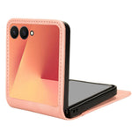 For Samsung Galaxy Z Flip7 5G Case Separable Design Card Slot Leather + PC Phone Cover