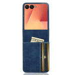 For Samsung Galaxy Z Flip7 5G Case Separable Design Card Slot Leather + PC Phone Cover