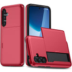 Samsung Galaxy S25 FE-skal med korthållare i TPU + PC-bakstycke