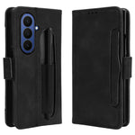 For Samsung Galaxy Z Fold7 5G Stand Case with Pencil Slot Leather Wallet Phone Cover