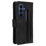 For Samsung Galaxy Z Fold7 5G Stand Case with Pencil Slot Leather Wallet Phone Cover