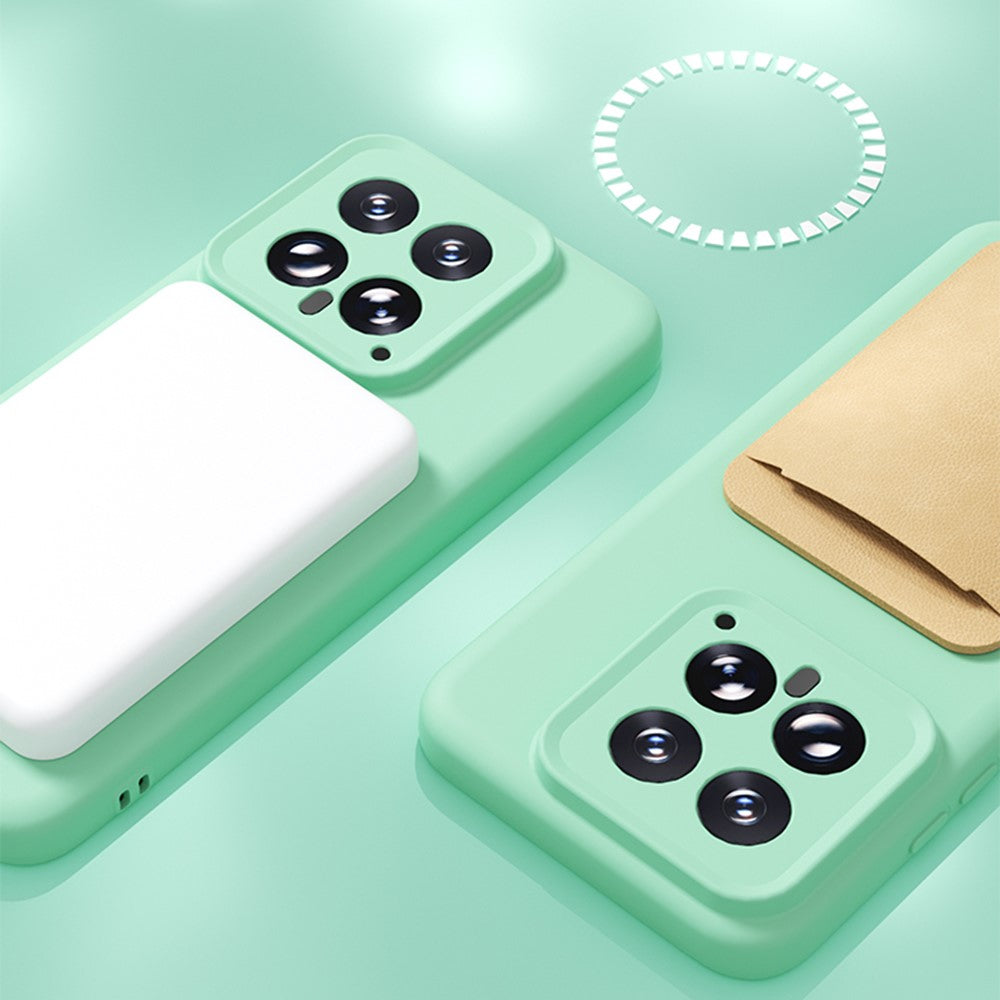 YCADEN For Xiaomi 14 Magnetic Case Precise Cutouts TPU Phone Back Cover