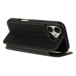 Til iPhone 17 Etui Magnetisk Lukning Kortplads Læder Flip Telefoncover
