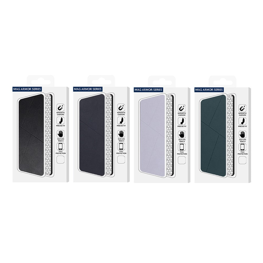 Til iPhone 17 Etui Magnetisk Lukning Kortplads Læder Flip Telefoncover