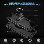 Til Samsung Galaxy A07 4G Cover PC + TPU Telefoncover med Støtteben