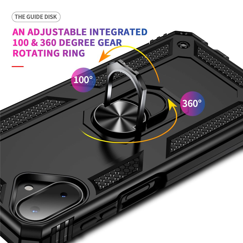Til Samsung Galaxy A07 4G Cover PC + TPU Telefoncover med Støtteben