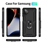 Til Samsung Galaxy A07 4G Cover PC + TPU Telefoncover med Støtteben