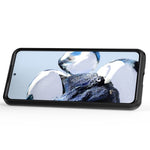 For Xiaomi 12T Pro 5G Ring Holder Kickstand Protective Phone Cover Hard PC Soft TPU Drop-proof Case