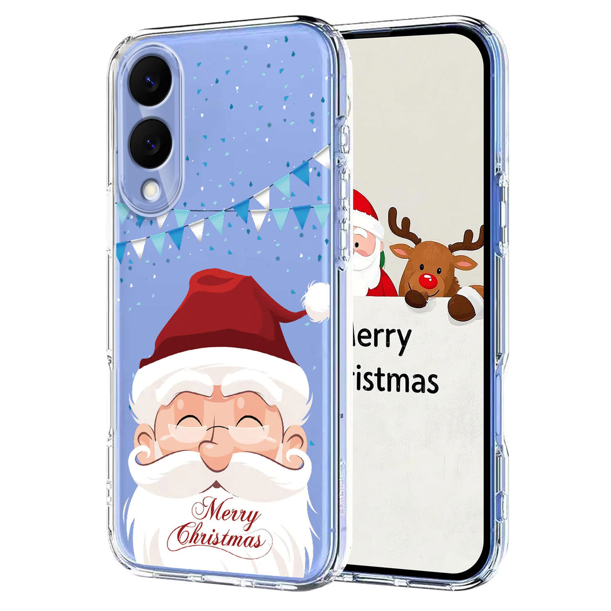For Samsung Galaxy S25 Edge Case Christmas Themed Pattern Printing TPU Phone Back Cover