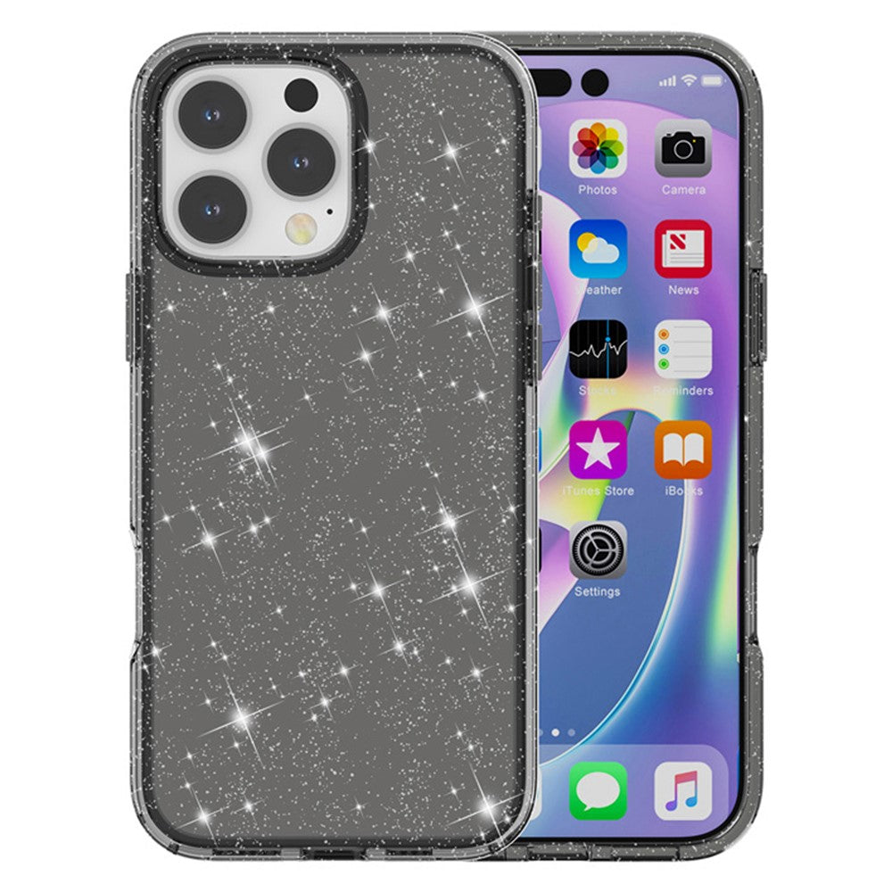 AMORUS For iPhone 16 Pro Max Case Soft TPU Hard PC Back Shockproof Phone Cover