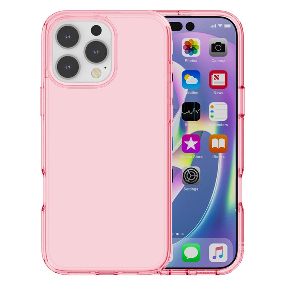 AMORUS For iPhone 16 Pro Max Case Soft TPU Hard PC Back Shockproof Phone Cover