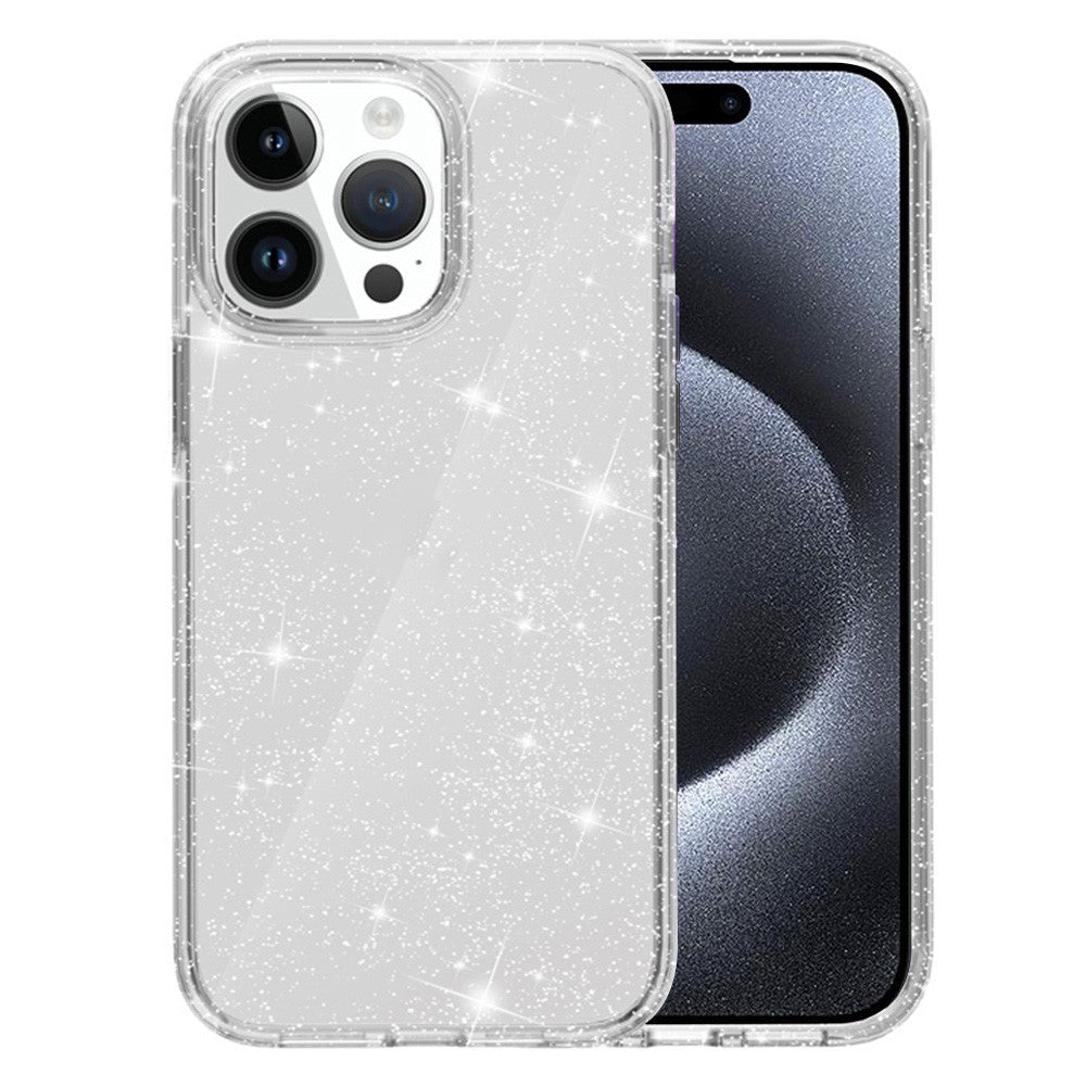 AMORUS For iPhone 15 Pro Max Case Soft TPU Hard PC Back Shockproof Phone Cover