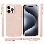 AMORUS For iPhone 15 Pro Case Soft TPU Hard PC Back Shockproof Phone Cover