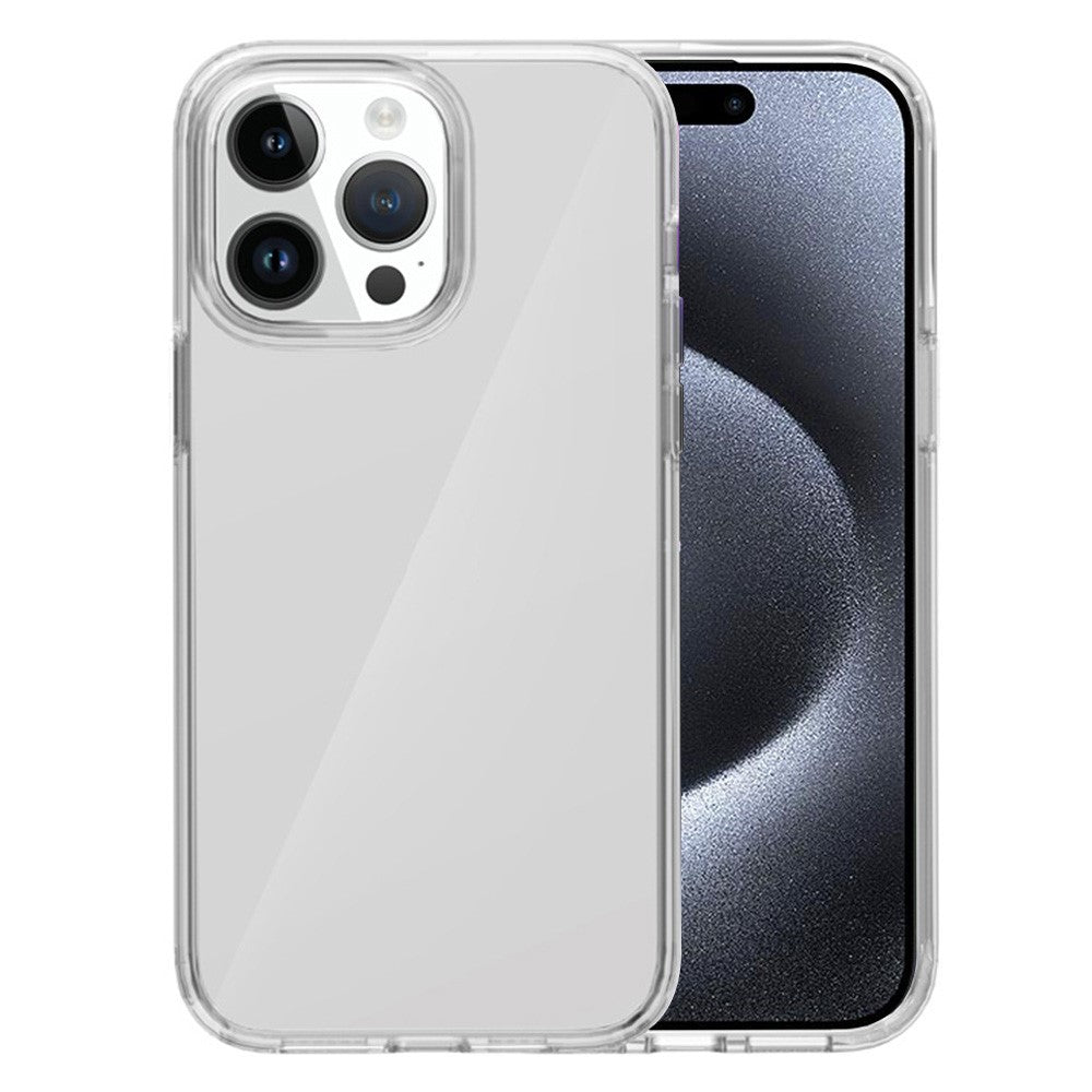 AMORUS For iPhone 15 Pro Case Soft TPU Hard PC Back Shockproof Phone Cover