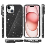 AMORUS For iPhone 15 Case Soft TPU Hard PC Back Shockproof Phone Cover
