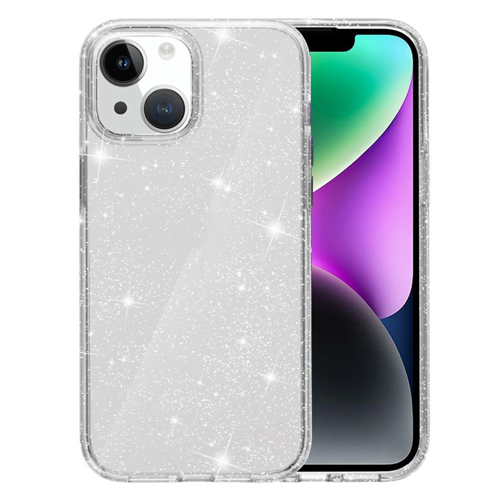 AMORUS For iPhone 15 Plus / 14 Plus Case Soft TPU Hard PC Back Shockproof Phone Cover