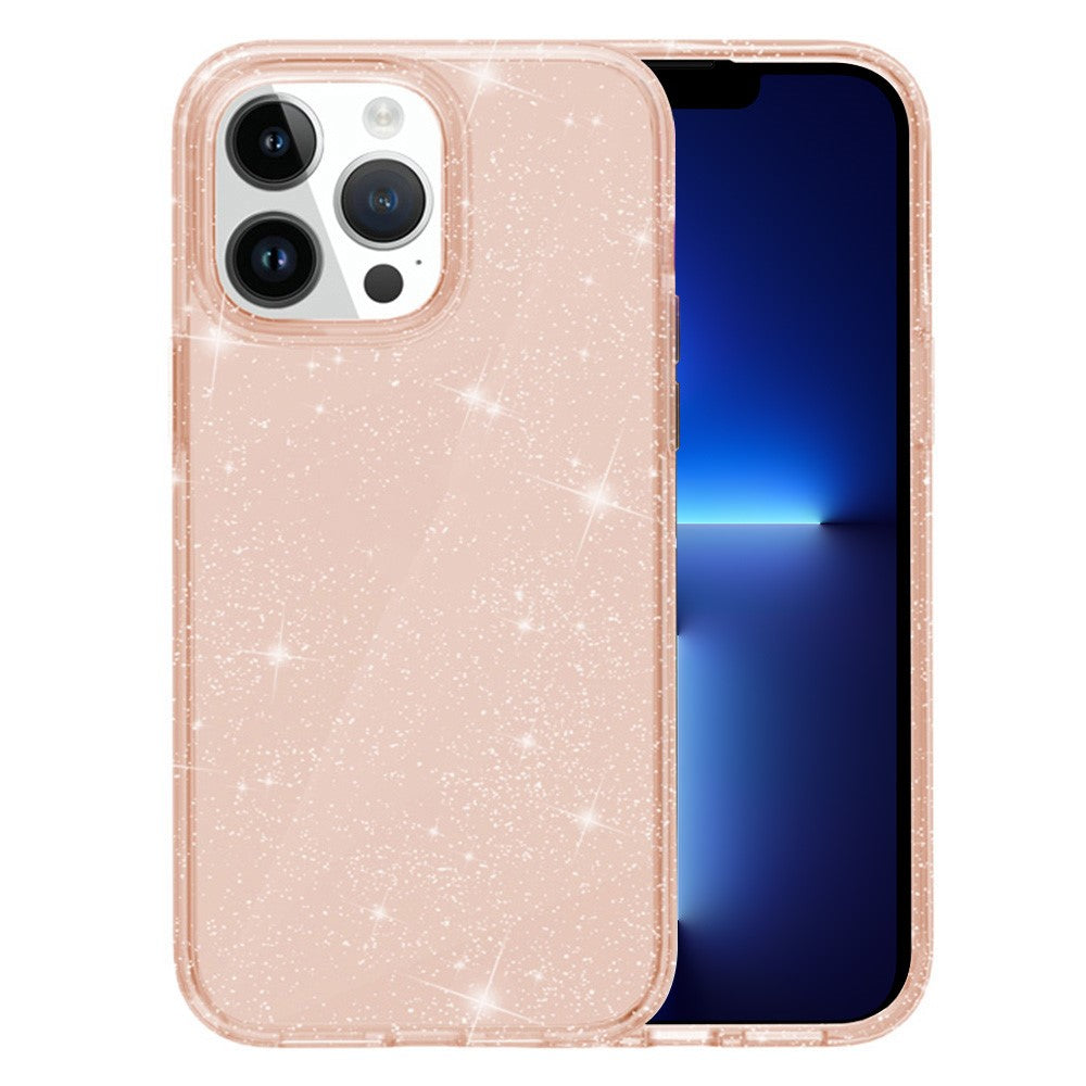 AMORUS For iPhone 13 Pro Case Soft TPU Hard PC Back Shockproof Phone Cover