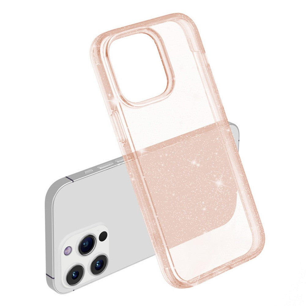 AMORUS For iPhone 13 Pro Case Soft TPU Hard PC Back Shockproof Phone Cover