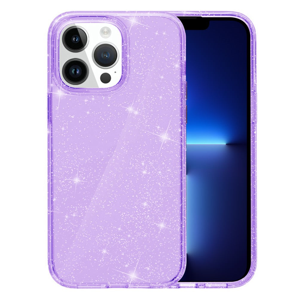 AMORUS For iPhone 13 Pro Case Soft TPU Hard PC Back Shockproof Phone Cover
