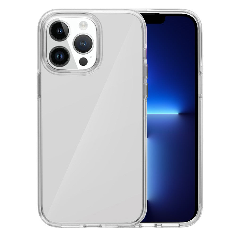 AMORUS For iPhone 13 Pro Case Soft TPU Hard PC Back Shockproof Phone Cover