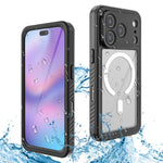 REDPEPPER FS / FM Series For iPhone 17 Pro Clear Case Compatible with MagSafe PC TPU PET IP68 Waterproof Phone Cover
