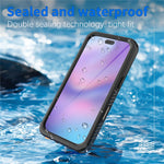 REDPEPPER FS / FM Series For iPhone 17 Pro Clear Case Compatible with MagSafe PC TPU PET IP68 Waterproof Phone Cover
