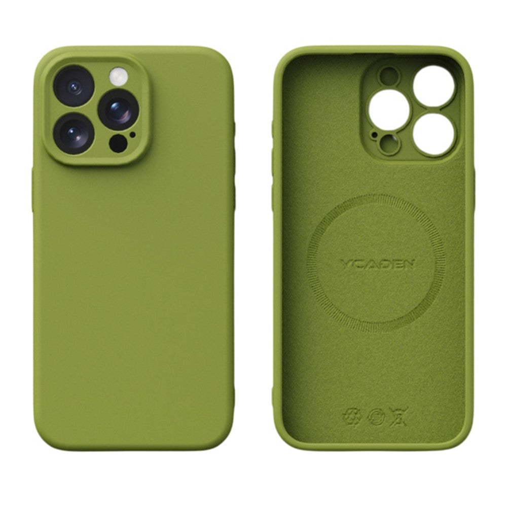YCADEN For iPhone 15 Pro Case Compatible with MagSafe Precise Cutouts TPU Phone Back Cover