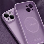 YCADEN til iPhone 15 cover kompatibel med MagSafe, præcise udskæringer, TPU telefonbagcover