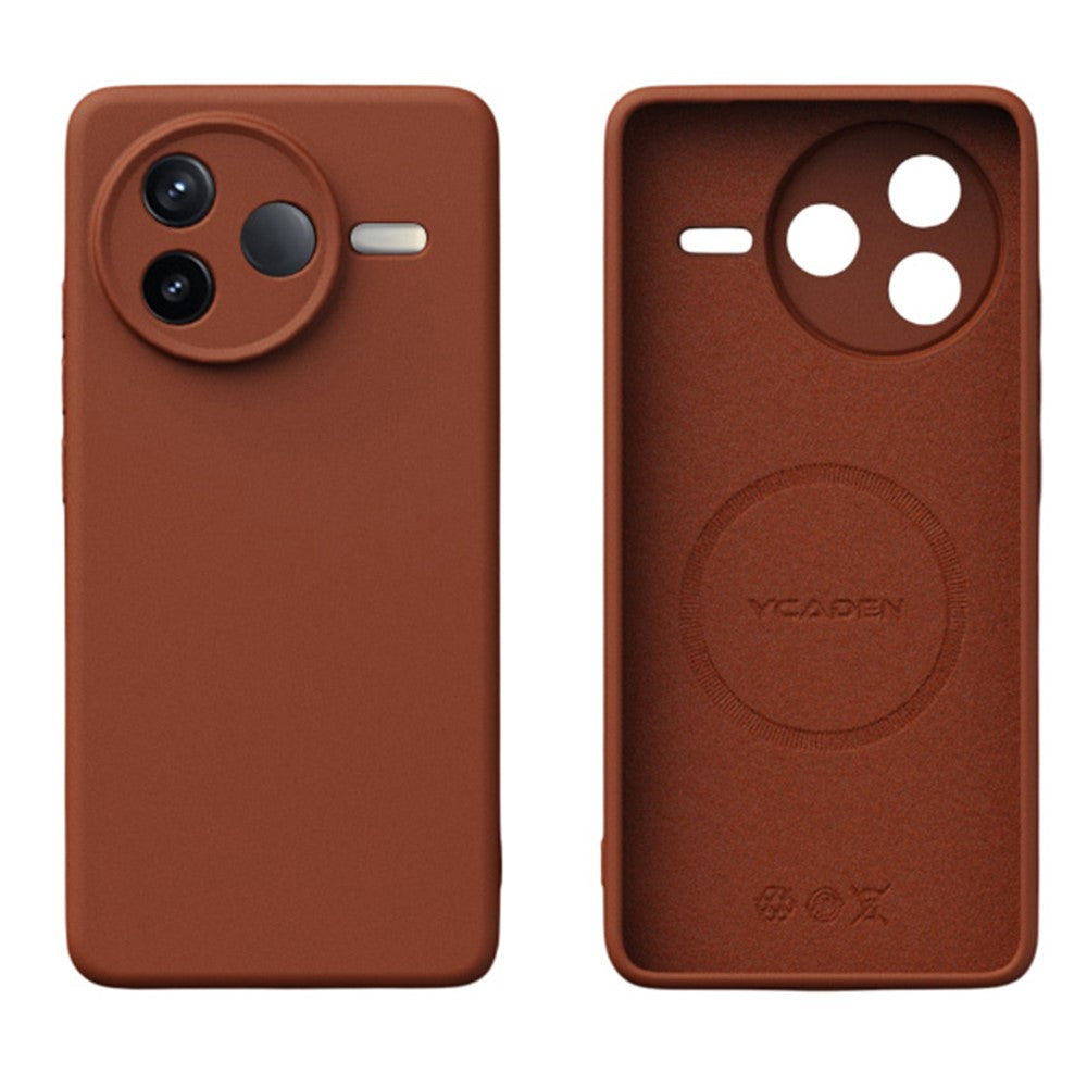 YCADEN For Xiaomi Redmi K80 5G / Poco F7 Pro 5G Magnetic Case Precise Cutouts TPU Phone Back Cover